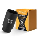 Tightspot 1/2 Inch Drive 1-7/16 Deep Impact Socket With Anti-rounding .... Fixed Price $24.29.