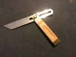 Vintage Stanley Professional 46-812 Sliding 8" Bevel Square Hardwood & Brass. Fixed Price $29.99.