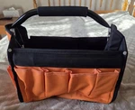 Torelli 12.5 Collapsible Tool Bag INV00710 Orange Black 14 Exterior Pockets. Fixed Price $31.00.