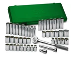 Sk Tools 4147 Piece 1/2" Drive 12 Pt Std And Deep Sae Metric Socket Set. Fixed Price $427.49.