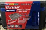 Duralast 265PC 61-960 1/4IN + 3/8IN 1/2IN Drive Mechanics Tool Set Fast Ship. Fixed Price $201.75.