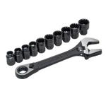 Crescent Pass-thru Adjustable Wrench Set 11-PIECE Ratcheting Socket Tool Kit. Fixed Price $45.55.