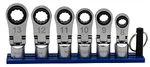 Vim Tools 6 Piece 12 Point Offset, Flex Head Ratcheting Wrench Attachments New. Fixed Price $101.99.
