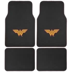 New Wonder Woman Logo Universal Fit Truck Front Back Rear Carpet Floor Mats. Fixed Price $37.89.