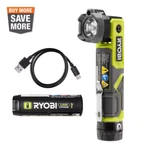 Usb Lithium Cordless Pivoting 625 Lumens Rechargeable Head Flashlight Kit With. Fixed Price $58.96.