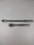 Craftsman 1/2" Drive Ratchet =v= ( Pre Numbering ) And Breaker Bar -V-44201. Fixed Price $34.95.