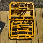 Dewalt Black Chrome Mechanics Tool Set (184-PIECE) W/ Hard Case Missing Pieces. Fixed Price $199.95.