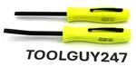 Snap On Tools Pocket Pry Bar Set Straight + Bent Blade PBMB5 Hi-viz Handles 5". Fixed Price $53.95.
