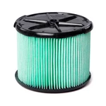 Genuine Hepa Material Pleated Shop Vacuum Filter For Most 3-4.5 Gal. Ridgid Wet. Fixed Price $22.99.