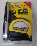 Stanley STHT72600 25' Leverlock 1" Tape Measure With Auto Blade & Knife. Fixed Price $11.00.