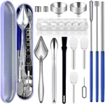 Leleluk 16PIECE Filling Tool Kit With Lab Scoops, Spoon & Micro Funnels .... Fixed Price $19.89.