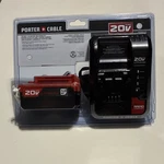 Porter-cable 20V Lithium-ion 4.0AH Battery & Rapid Charger Kit PCC685LCK. Fixed Price $104.99.