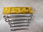 Vintage Sears 5-PIECE Box-end Wrench Set No. 9 4387 Made Japan Vinyl Pouch. Fixed Price $35.00.