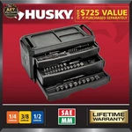 Husky 280-PIECE Mechanics Tool Set With Storage Box. Fixed Price $152.99.