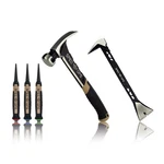 3-PIECE Set, Includes 20 Oz Nailing Hammer, 11" Molding Pry Bar, 3.... Fixed Price $61.84.