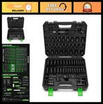 Tecotek 109-PIECE Impact Socket Set Sae Metric Deep Shallow 3/8" Drive. Fixed Price $109.99.