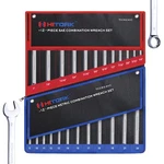 Hitork Piece Combination Wrench Set Sae (1/4" 1") & Metric (8 24MM) Crv Steel. Fixed Price $45.99.