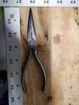 Vintage Utica Tools 654-6 Needle Nose Pliers Usa. Fixed Price $9.95.
