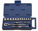 16PC - 19MM, 3/8" Drive, Point, Chrome Shallow Socket & Set Williams. Fixed Price $49.91.
