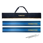Powertec 72154 110" Track Saw Guide Rail Joining Set With Protective Bag For Mil. Fixed Price $179.99.
