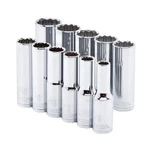 Husky 635 079 1/2 In. Drive Sae Deep Socket Set (11-PIECE). Fixed Price $29.67.