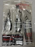Nos Sears Craftsman 3PC Pliers Set W/ Pouch 45243 Wf Usa 45102 45378 45381. Fixed Price $99.99.