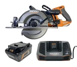 Ridgid 18V Brushless 7-1/4" In. Rear Handle Circular Saw With 8.0AH Max Output. Fixed Price $291.99.