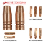 Lotos Welding Torch Gun Nozzle Tips Consumables 10PC MCS10 For MIG175 MIG140. Fixed Price $48.99.