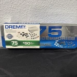 Dremel 707-01 Accessory Tin Can KIT,75 Pc. New Open Box!. Fixed Price $18.69.