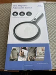 Huiboer Led Magnifying Glass 10X With Light 5 1/4 Diameter. Brand New!. Fixed Price $19.95.