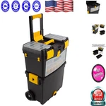 Rugged Wheeled Tool Storage Box With Comfort Grip Ideal Diy & Trades. Fixed Price $109.99.