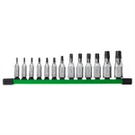 48-22-9532MILWAUKEE Tool 13PC 1/4" And 3/8" Drive Torx Bit Socket Set. Fixed Price $116.91.