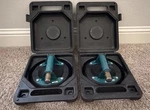 2 Woods Power Grip Wpg 8" Suction Cup Flat Vacuum Tool Metal Handle G0695 - Lot. Fixed Price $70.00.