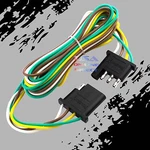 4-PIN Plug Trailer Light Wiring Harness Extension 18 Awg Flat Wire Connector 6FT. Fixed Price $10.99.