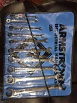 Armstrong Industrial Tools 10PC Standard Ratcheting Wrench Set&rollup Rare Notes. Fixed Price $250.00.