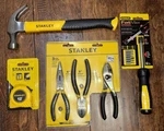 Stanley Tools Set Hammer, Pliers, Fat Max & Measuring Tape. New. Fixed Price $29.99.