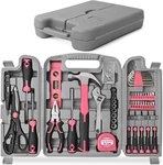 54PC Pink Diy Tool Kit For Women - Stylish Home & Office Repair Essentials. Fixed Price $53.99.
