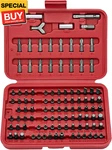 10048A Security Bit Set 100-PIECE Cr-v Steel 1/4-INCH Adapters Phillips Slot. Fixed Price $28.78.