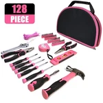 128-PIECE Pink Tool Kit For Women, 40 Screwdriver Bits, Diy & Home Maintenance. Fixed Price $28.99.