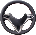 Steering Wheel Cover Fit 8TH Gen Honda Civic 2007-2011 13.5-14.5IN Black Leather. Fixed Price $62.64.