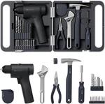 Hoto 25PCS Household Tool Kit 16V Brushless Drill 50NM Smart Display. Fixed Price $168.99.