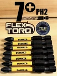 Dewalt Flextorq 7 Piece Bit Set Phillips #2 PH2 2-1/4" In. Impact Ready New. Fixed Price $10.25.