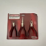 Craftsman 3-PC Mini Pliers Set 45673 Red. Fixed Price $30.00.