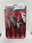 Craftsman 4PC Pliers Set W/ Trugrip Handles 9-02089 New. Fixed Price $60.60.