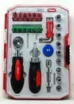 Olympia Tools 76-521-N12 28-PIECE Socket And Driver Bits Set. Fixed Price $16.99.