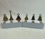 Vintage Brass Mini Hand Bells Etched India Choose Style. Fixed Price $19.99.