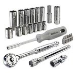Zero Degree Metric Tool Set With Gearless Ratchet - 3/8IN Drive, 25 Pc 38131. Fixed Price $65.25.