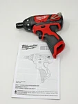 Milwaukee 2401-20 M12 Lithium-ion Cordless 1/4" Hex Screwdriver (tool Only). Fixed Price $41.49.
