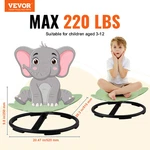 Elephant Kids Swivel Chair, 220 Lbs Capacity, 360 Spinning Autisti 868. Fixed Price $66.54.