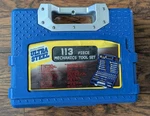 Ultra Steel 113PIECE Mechanics Tool Set With Ratchet Sockets Wrenches Never Used. Fixed Price $34.95.